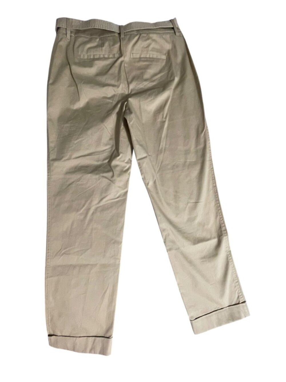 Chico’s Beige Belted Pants with D-Ring Detail - Picture 6 of 11